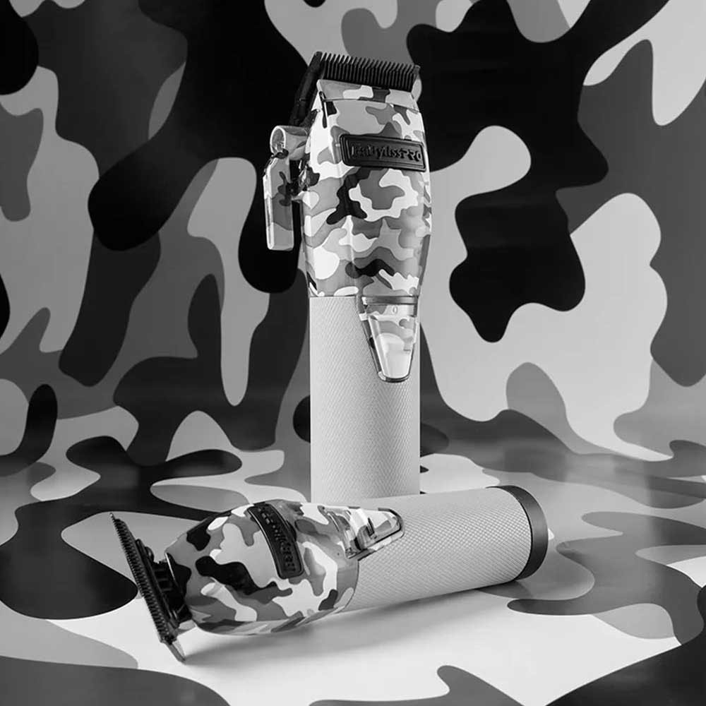Cortadora y Patillera BARBERology Snow Camo Limited FX - Imagen 6