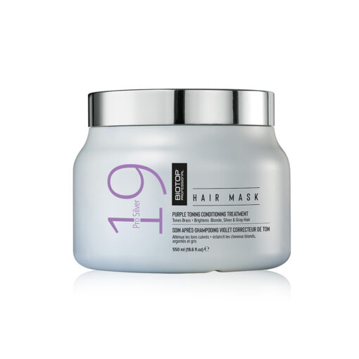 19 Pro Silver Hair Mask 550 Ml - Biotop Professional