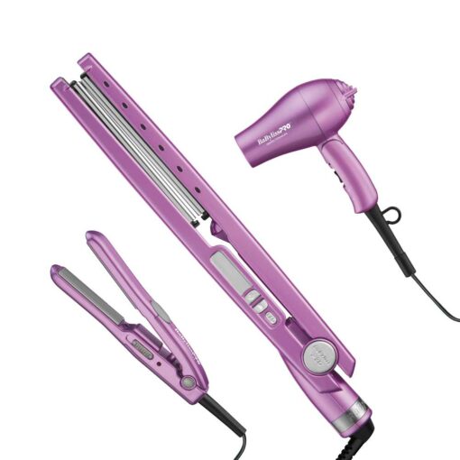 Combo BaBylissPRO Plancha Iónica + Mini Plancha + Secador de viaje