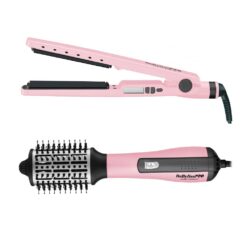 Combo BaBylissPRO Plancha Iónica + Cepillo Eléctrico Pink Black - Imagen 5