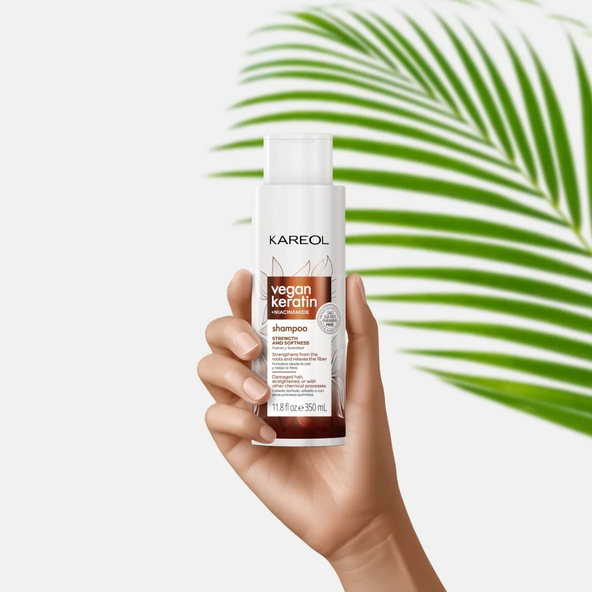 Shampoo Kareol Keratina Vegana + Niacinamide x 350 ml - Imagen 2
