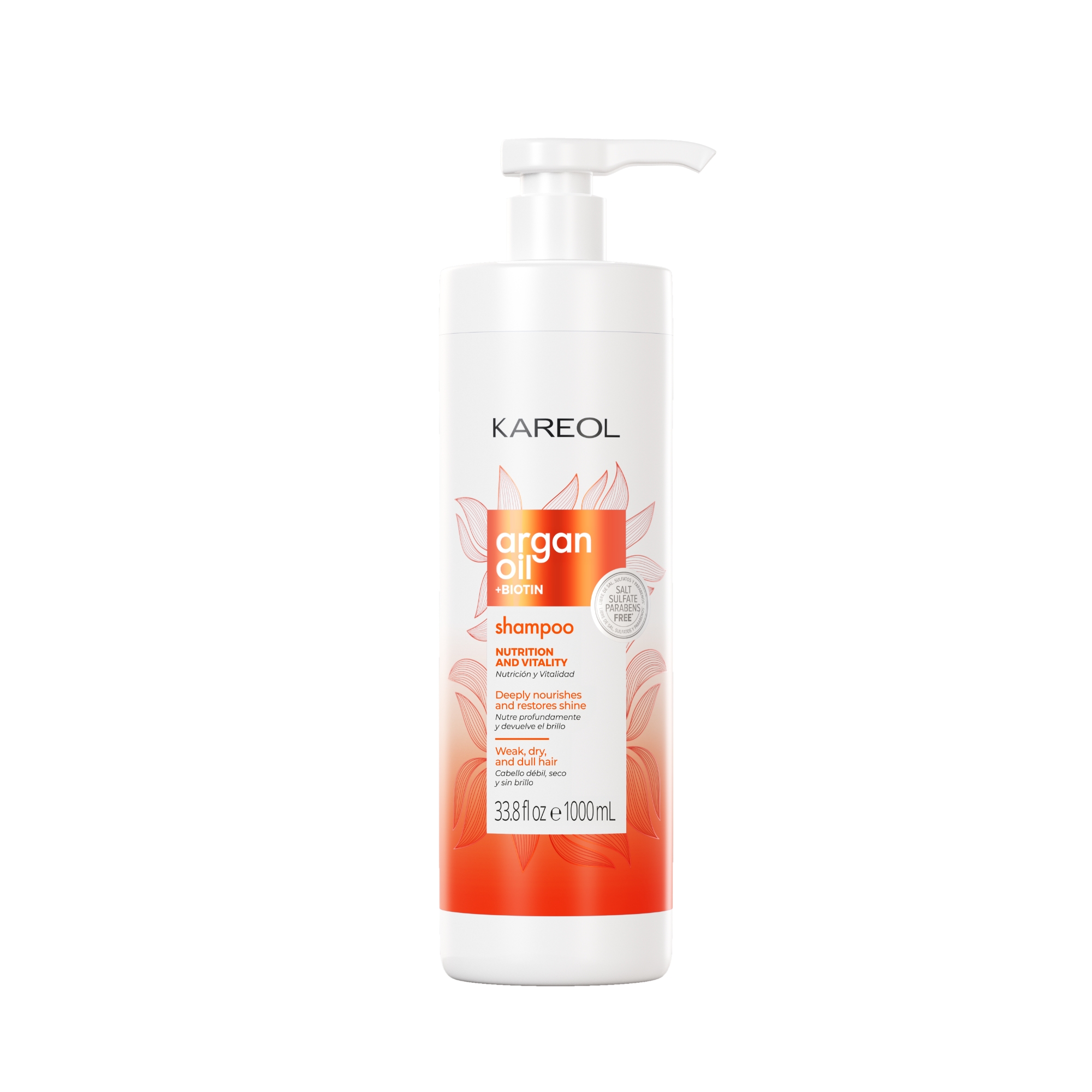 Shampoo Kareol Argan Oil + Biotina x 1000 ml