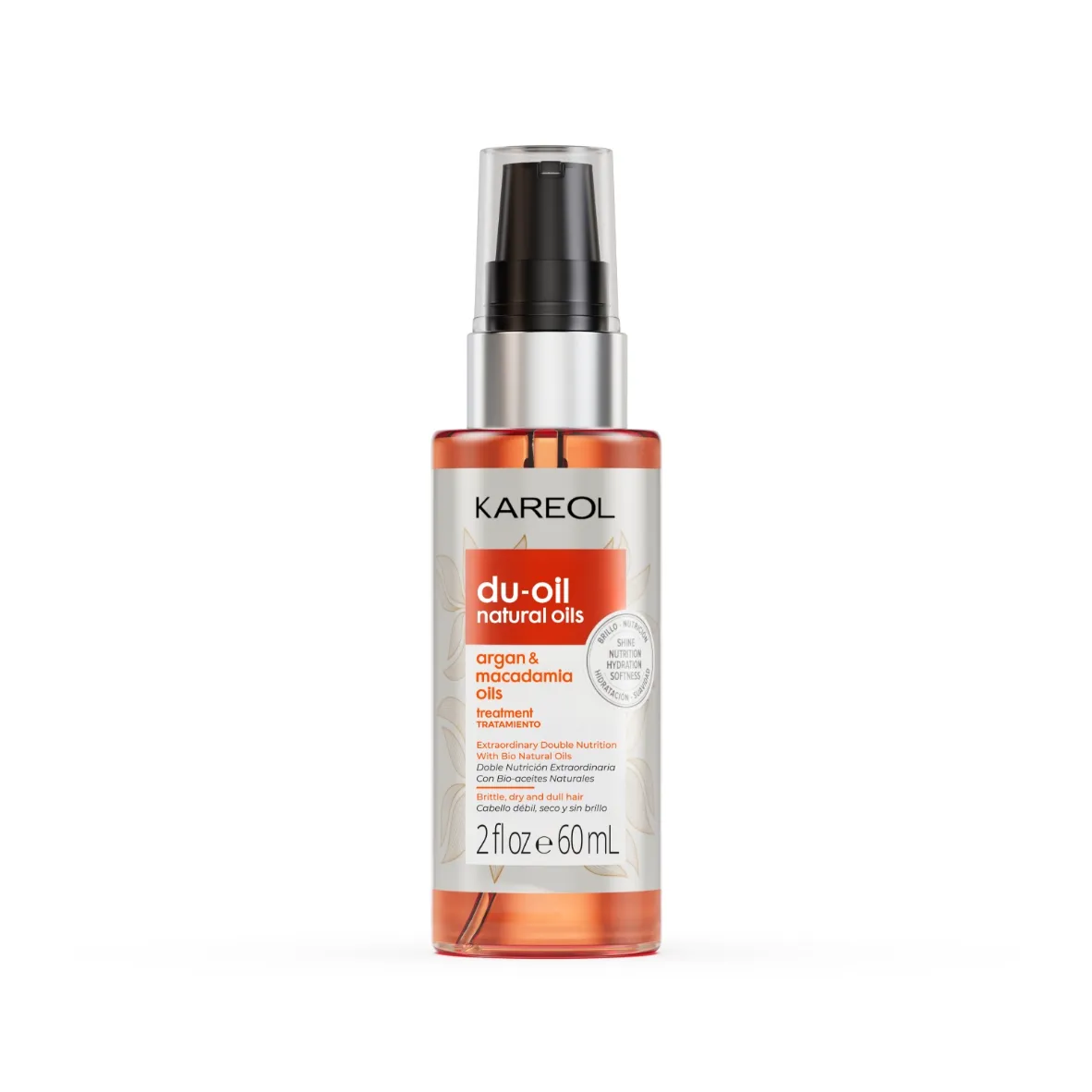 Tratamiento Kareol Du-Oil Natural Oils Argán y Macadamia x 60 ml