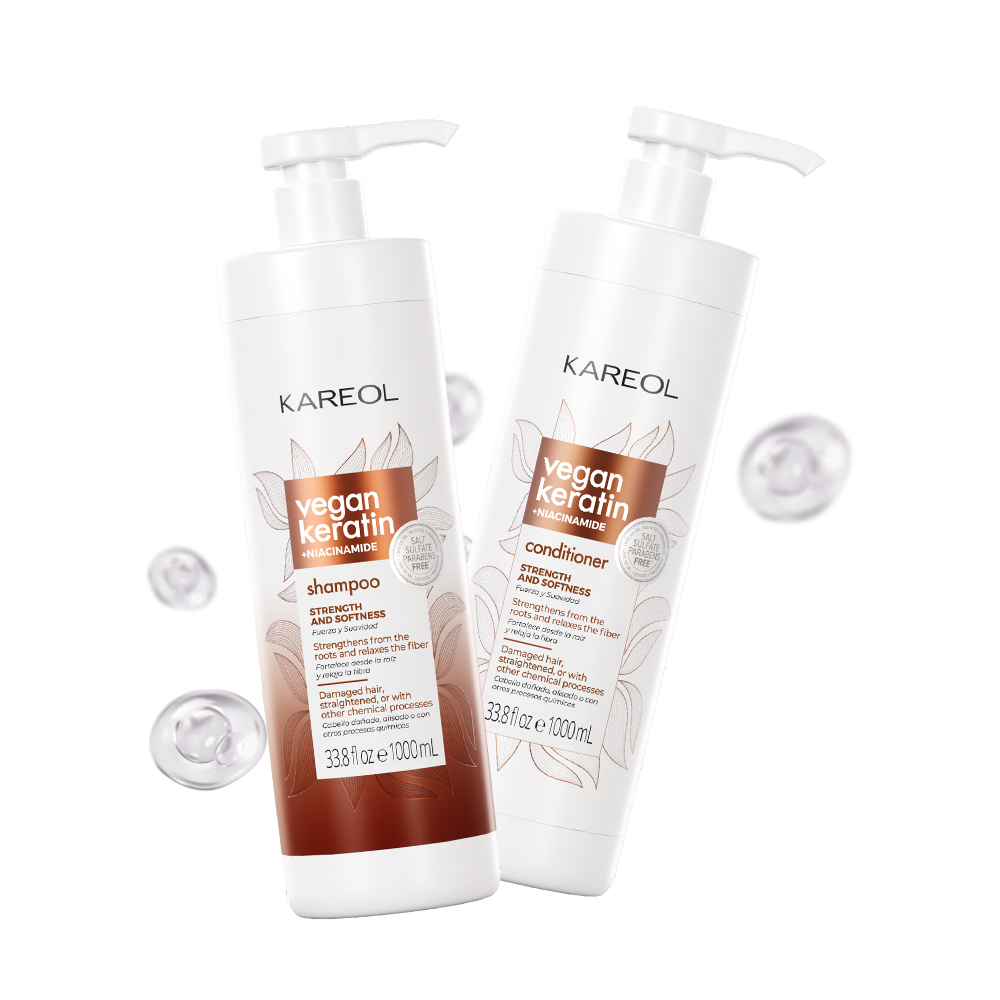 Shampoo Kareol Keratina Vegana + Niacinamide x 1000 ml - Imagen 3