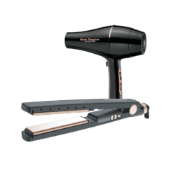 Combo De Plancha Y Secadora BaBylissPRO Rose Gold