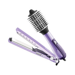 Combo BaBylissPRO Plancha Iónica + Cepillo Eléctrico Lila - Imagen 2