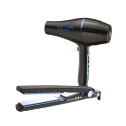 Combo de Plancha + Secadora BaBylissPRO Nano Black